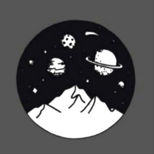 Outer Space Round Decal